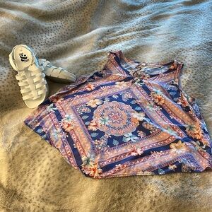 Mosaic blouse by J Jill